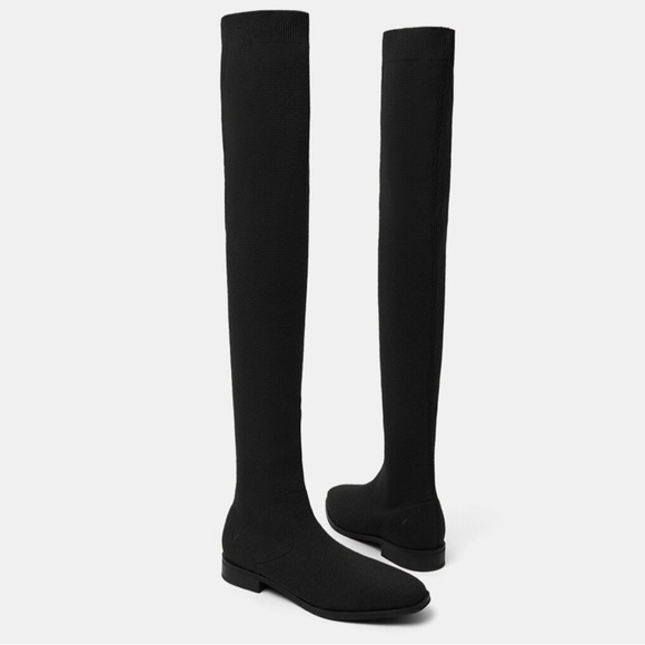 Vivaia Happer Square-Toe Over-the-Knee Boots Size 6 / 37 - Picture 3 of 10